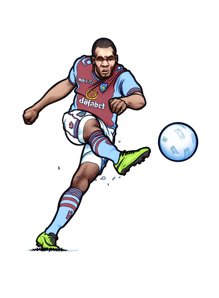451 Portrait of Aston Villa and Belgium Striker Christian Benteke