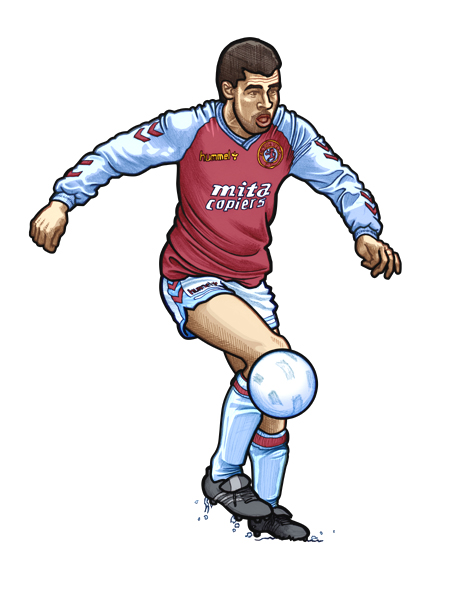 451 portrait of Aston Villa and Ireland Defender Paul Mcgrath