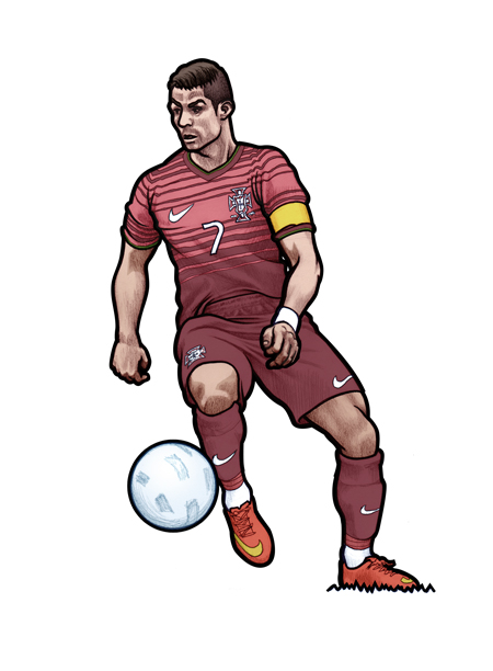451 portrait of AC Milan and Italian Striker
