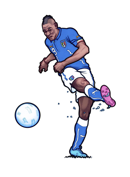 451 portrait of AC Milan and Italian Striker